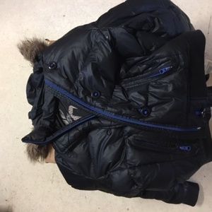 Winter Jacket and box of Winter Clothes Womens